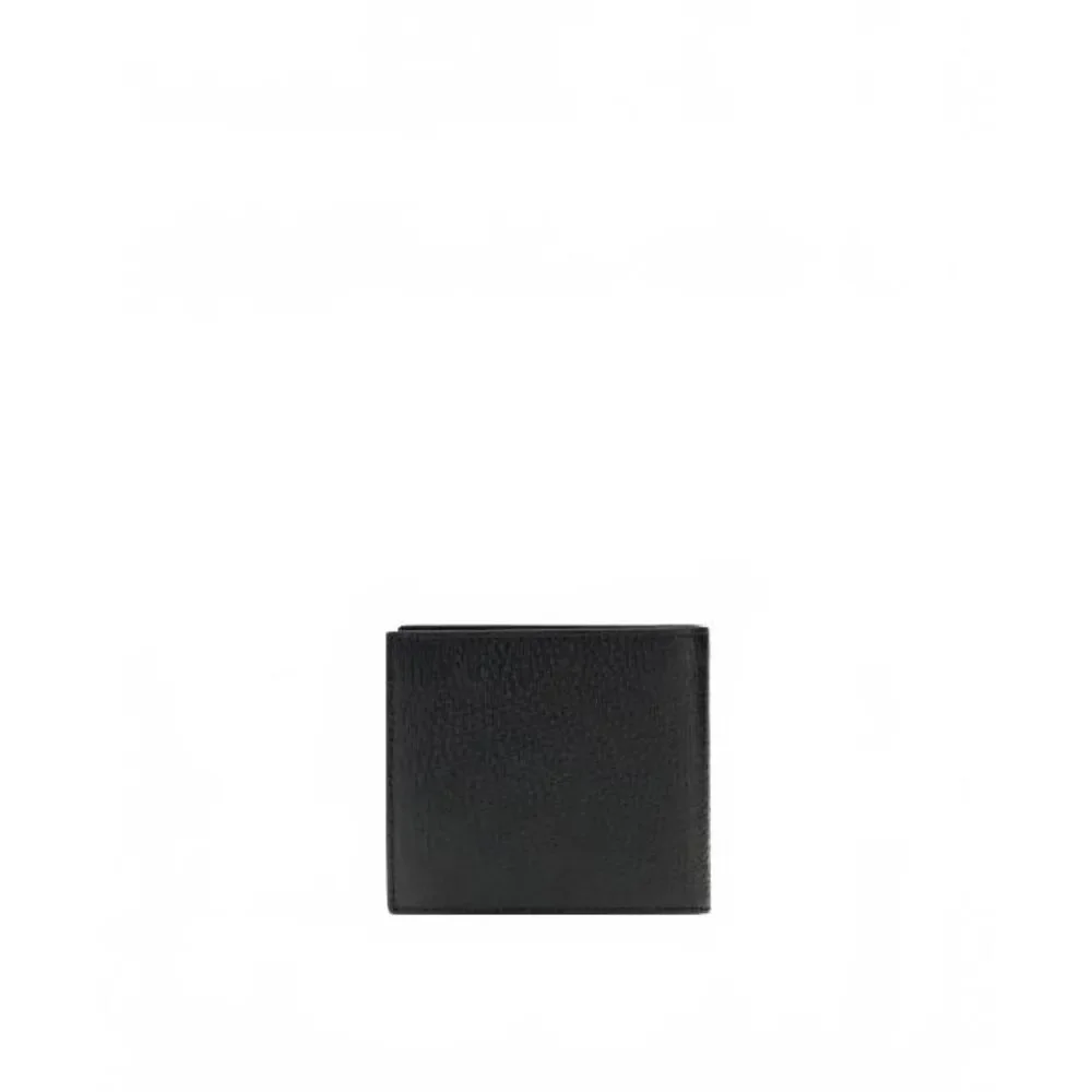 Bee Logo Patch Leather Wallet